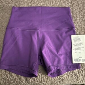 lululemon athletica Women's College Purple Align Shorts 4”